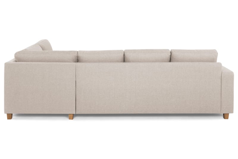 Crazy 4-sits Högervänd L-formad Schäslongsoffa i Tyg - Beige - Products - Möbler - Soffa - Divansoffa & schäslongsoffa - 3 sits soffa med divan