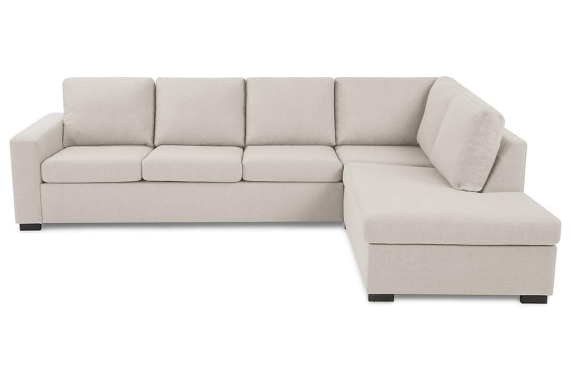 Crazy 4-sits Högervänd L-formad Schäslongsoffa i Tyg - Beige - Products - Möbler - Soffa - Divansoffa & schäslongsoffa - 3 sits soffa med divan