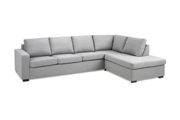 Crazy 4-sits Högervänd L-formad Schäslongsoffa i Tyg - Grå - Products - Möbler - Soffa - Divansoffa & schäslongsoffa - 3 sits soffa med divan
