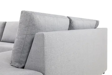 Crazy 4-sits Högervänd L-formad Schäslongsoffa i Tyg - Grå - Products - Möbler - Soffa - Divansoffa & schäslongsoffa - 3 sits soffa med divan