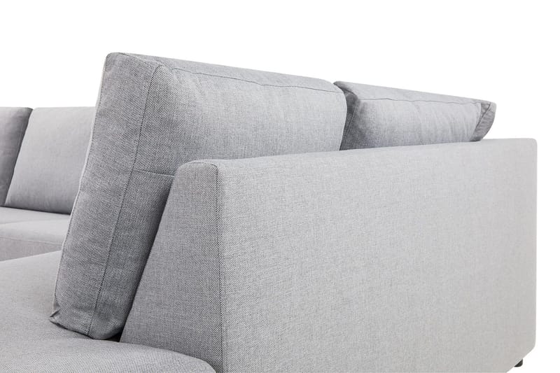 Crazy 4-sits Högervänd L-formad Schäslongsoffa i Tyg - Grå - Products - Möbler - Soffa - Divansoffa & schäslongsoffa - 3 sits soffa med divan