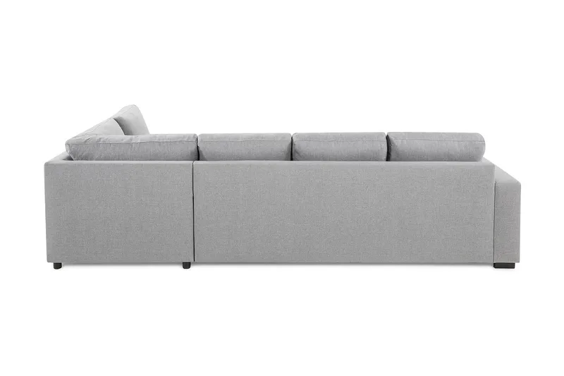 Crazy 4-sits Högervänd L-formad Schäslongsoffa i Tyg - Grå - Products - Möbler - Soffa - Divansoffa & schäslongsoffa - 3 sits soffa med divan