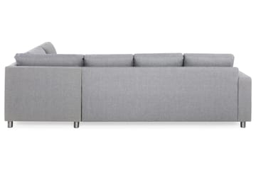 Crazy 4-sits Högervänd L-formad Schäslongsoffa i Tyg - Grå - Products - Möbler - Soffa - Divansoffa & schäslongsoffa - 3 sits soffa med divan