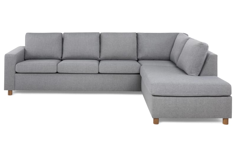 Crazy 4-sits Högervänd L-formad Schäslongsoffa i Tyg - Grå - Products - Möbler - Soffa - Divansoffa & schäslongsoffa - 3 sits soffa med divan