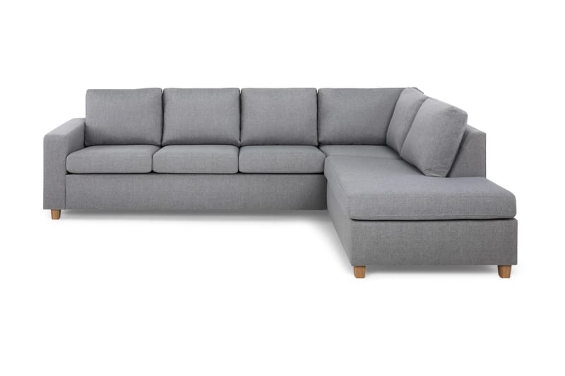 Crazy 4-sits Högervänd L-formad Schäslongsoffa i Tyg - Grå - Products - Möbler - Soffa - Divansoffa & schäslongsoffa - 3 sits soffa med divan