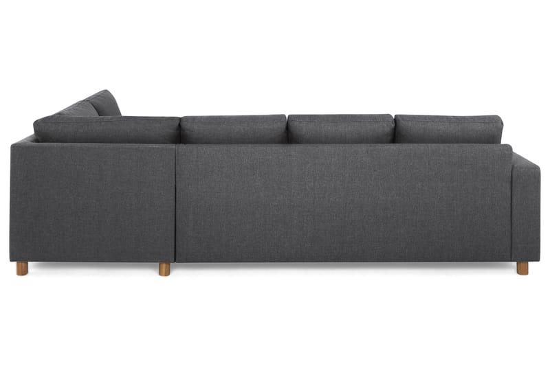 Crazy 4-sits Högervänd L-formad Schäslongsoffa i Tyg - Mörkgrå - Products - Möbler - Soffa - Divansoffa & schäslongsoffa - 3 sits soffa med divan