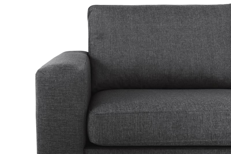 Crazy 4-sits Högervänd L-formad Schäslongsoffa i Tyg - Mörkgrå - Products - Möbler - Soffa - Divansoffa & schäslongsoffa - 3 sits soffa med divan