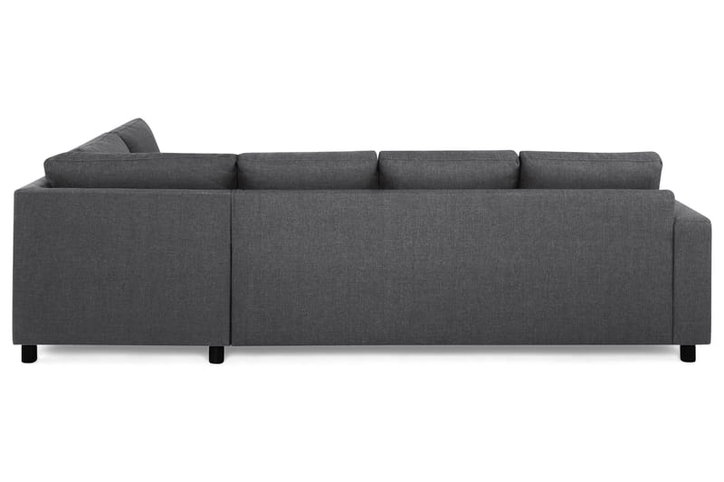 Crazy 4-sits Högervänd L-formad Schäslongsoffa i Tyg - Mörkgrå - Products - Möbler - Soffa - Divansoffa & schäslongsoffa - 3 sits soffa med divan