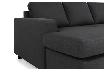 Crazy 4-sits Högervänd U-formad Large Soffa med Divan och Schäslong i Tyg - Antracit - Products - Möbler - Soffa - Divansoffa & schäslongsoffa - 3 sits soffa med divan
