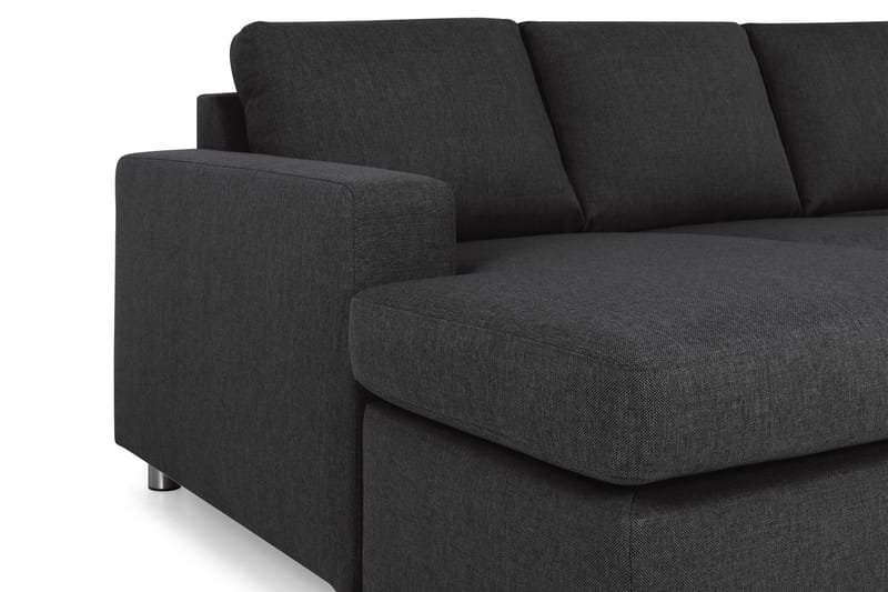 Crazy 4-sits Högervänd U-formad Large Soffa med Divan och Schäslong i Tyg - Antracit - Products - Möbler - Soffa - Divansoffa & schäslongsoffa - 4 sits soffa med divan