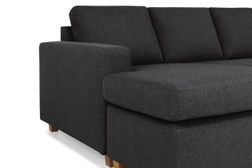 Crazy 4-sits Högervänd U-formad Large Soffa med Divan och Schäslong i Tyg - Antracit - Products - Möbler - Soffa - Divansoffa & schäslongsoffa - 4 sits soffa med divan