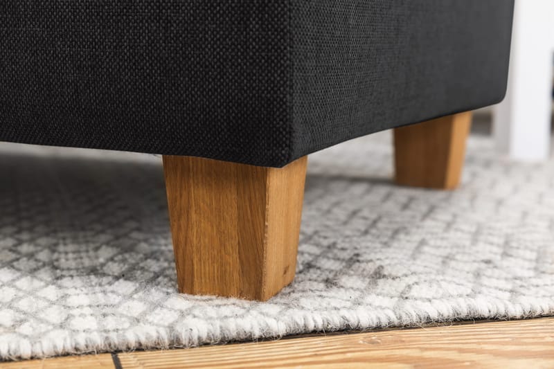 Crazy 4-sits Högervänd U-formad Large Soffa med Divan och Schäslong i Tyg - Antracit - Products - Möbler - Soffa - Divansoffa & schäslongsoffa - 3 sits soffa med divan