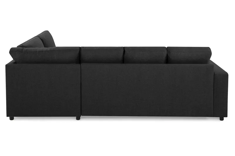 Crazy 4-sits Högervänd U-formad Large Soffa med Divan och Schäslong i Tyg - Antracit - Products - Möbler - Soffa - Divansoffa & schäslongsoffa - 3 sits soffa med divan