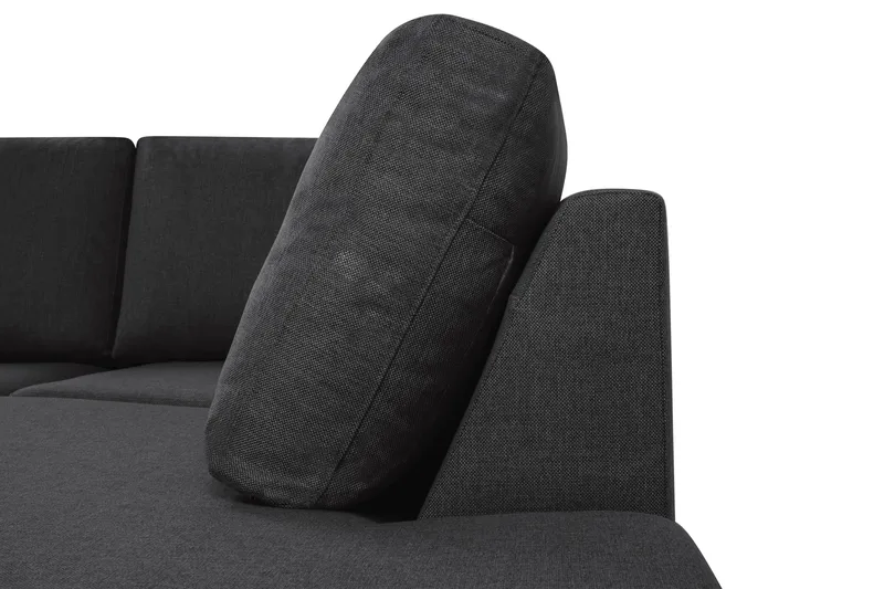 Crazy 4-sits Högervänd U-formad Large Soffa med Divan och Schäslong i Tyg - Antracit - Products - Möbler - Soffa - Divansoffa & schäslongsoffa - 4 sits soffa med divan
