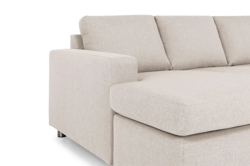 Crazy 4-sits Högervänd U-formad Large Soffa med Divan och Schäslong i Tyg - Beige - Products - Möbler - Soffa - Divansoffa & schäslongsoffa - 4 sits soffa med divan