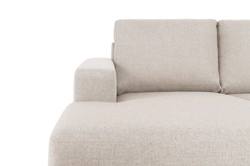 Crazy 4-sits Högervänd U-formad Large Soffa med Divan och Schäslong i Tyg - Beige - Products - Möbler - Soffa - Divansoffa & schäslongsoffa - 4 sits soffa med divan