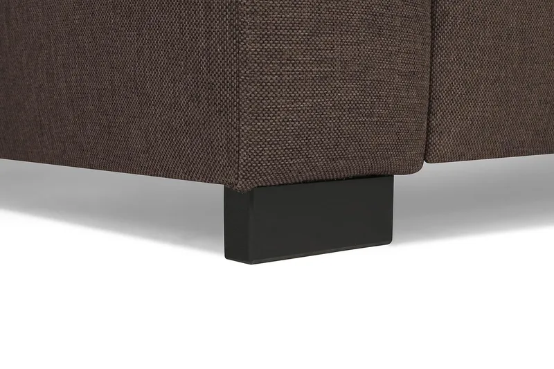 Crazy 4-sits Högervänd U-formad Large Soffa med Divan och Schäslong i Tyg - Brun - Products - Möbler - Soffa - Divansoffa & schäslongsoffa - 4 sits soffa med divan