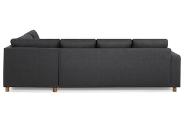 Crazy 4-sits Högervänd U-formad Large Soffa med Divan och Schäslong i Tyg - Mörkgrå - Products - Möbler - Soffa - Divansoffa & schäslongsoffa - 4 sits soffa med divan