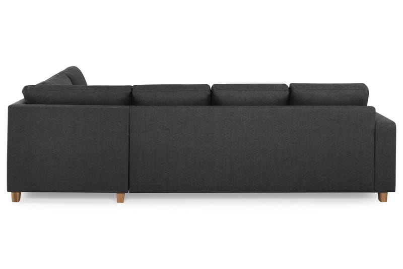 Crazy 4-sits Högervänd U-formad Large Soffa med Divan och Schäslong i Tyg - Mörkgrå - Products - Möbler - Soffa - Divansoffa & schäslongsoffa - 4 sits soffa med divan