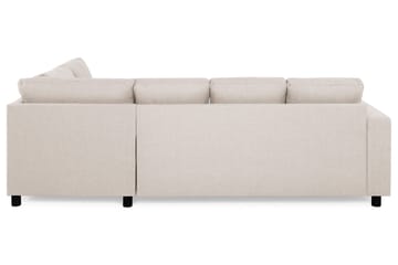 Crazy 4-sits Högervänd U-formad Small Soffa med Divan och Schäslong i Tyg - Beige - Products - Möbler - Soffa - Divansoffa & schäslongsoffa - 4 sits soffa med divan