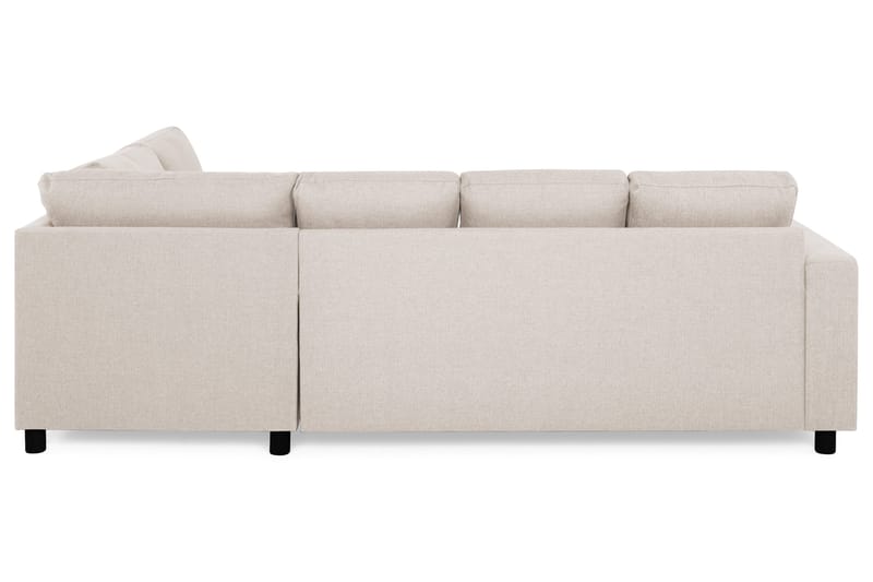 Crazy 4-sits Högervänd U-formad Small Soffa med Divan och Schäslong i Tyg - Beige - Products - Möbler - Soffa - Divansoffa & schäslongsoffa - 4 sits soffa med divan