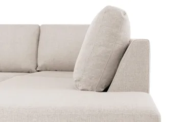Crazy 4-sits Högervänd U-formad Small Soffa med Divan och Schäslong i Tyg - Beige - Products - Möbler - Soffa - Divansoffa & schäslongsoffa - 4 sits soffa med divan
