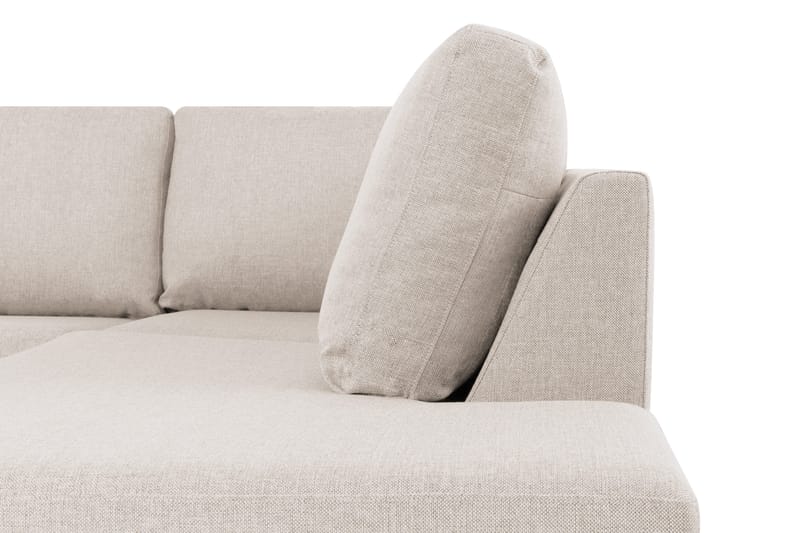 Crazy 4-sits Högervänd U-formad Small Soffa med Divan och Schäslong i Tyg - Beige - Products - Möbler - Soffa - Divansoffa & schäslongsoffa - 4 sits soffa med divan