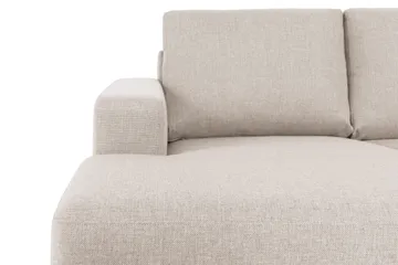 Crazy 4-sits Högervänd U-formad Small Soffa med Divan och Schäslong i Tyg - Beige - Products - Möbler - Soffa - Divansoffa & schäslongsoffa - 4 sits soffa med divan