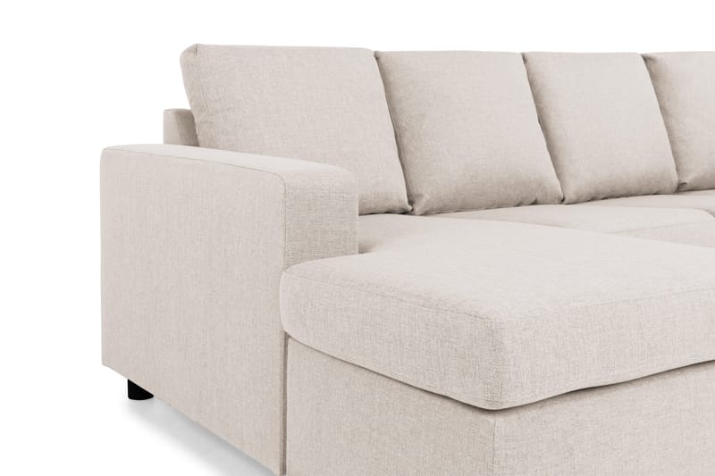 Crazy 4-sits Högervänd U-formad Small Soffa med Divan och Schäslong i Tyg - Beige - Products - Möbler - Soffa - Divansoffa & schäslongsoffa - 4 sits soffa med divan
