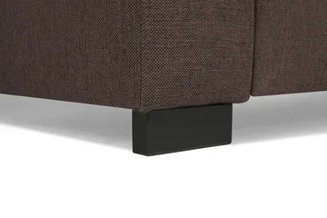 Crazy 4-sits Högervänd U-formad Small Soffa med Divan och Schäslong i Tyg - Brun - Products - Möbler - Soffa - Divansoffa & schäslongsoffa - 3 sits soffa med divan