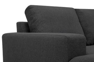 Crazy 4-sits Högervänd U-formad Small Soffa med Divan och Schäslong i Tyg - Mörkgrå - Products - Möbler - Soffa - Divansoffa & schäslongsoffa - 3 sits soffa med divan