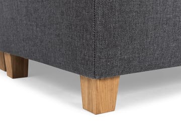 Crazy 4-sits Högervänd U-formad Small Soffa med Divan och Schäslong i Tyg - Mörkgrå - Products - Möbler - Soffa - Divansoffa & schäslongsoffa - 3 sits soffa med divan
