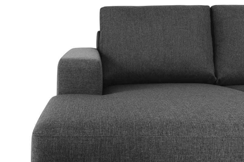 Crazy 4-sits Högervänd U-formad Small Soffa med Divan och Schäslong i Tyg - Mörkgrå - Products - Möbler - Soffa - Divansoffa & schäslongsoffa - 3 sits soffa med divan