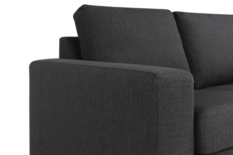 Crazy 4-sits Vändbar L-formad Divansoffa i Tyg - Antracit - Products - Möbler - Soffa - Divansoffa & schäslongsoffa - 4 sits soffa med divan
