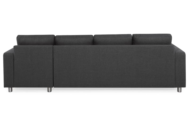 Crazy 4-sits Vändbar L-formad Divansoffa i Tyg - Antracit - Products - Möbler - Soffa - Divansoffa & schäslongsoffa - 4 sits soffa med divan