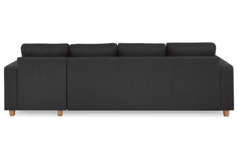 Crazy 4-sits Vändbar L-formad Divansoffa i Tyg - Antracit - Products - Möbler - Soffa - Divansoffa & schäslongsoffa - 4 sits soffa med divan