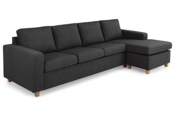 Crazy 4-sits Vändbar L-formad Divansoffa i Tyg - Antracit - Products - Möbler - Soffa - Divansoffa & schäslongsoffa - 4 sits soffa med divan