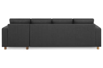 Crazy 4-sits Vändbar L-formad Divansoffa i Tyg - Antracit - Products - Möbler - Soffa - Divansoffa & schäslongsoffa - 4 sits soffa med divan