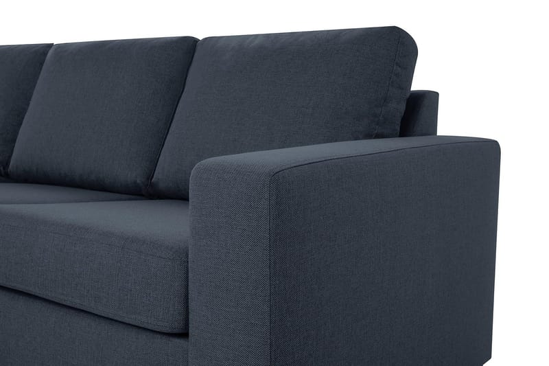 Crazy 4-sits Vändbar L-formad Divansoffa i Tyg - Blå - Products - Möbler - Soffa - Divansoffa & schäslongsoffa - 4 sits soffa med divan