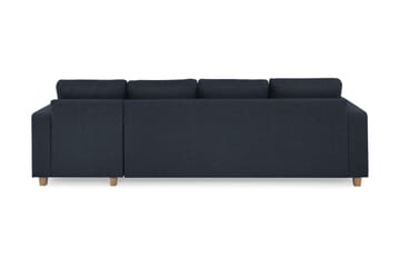 Crazy 4-sits Vändbar L-formad Divansoffa i Tyg - Blå - Products - Möbler - Soffa - Divansoffa & schäslongsoffa - 4 sits soffa med divan