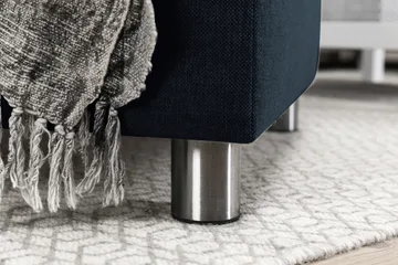 Crazy 4-sits Vändbar L-formad Divansoffa i Tyg - Blå - Products - Möbler - Soffa - Divansoffa & schäslongsoffa - 4 sits soffa med divan