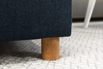 Crazy 4-sits Vändbar L-formad Divansoffa i Tyg - Blå - Products - Möbler - Soffa - Divansoffa & schäslongsoffa - 4 sits soffa med divan
