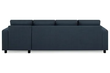 Crazy 4-sits Vändbar L-formad Divansoffa i Tyg - Blå - Products - Möbler - Soffa - Divansoffa & schäslongsoffa - 4 sits soffa med divan