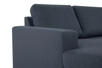 Crazy 4-sits Vändbar L-formad Divansoffa i Tyg - Blå - Products - Möbler - Soffa - Divansoffa & schäslongsoffa - 4 sits soffa med divan