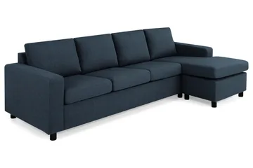 Crazy 4-sits Vändbar L-formad Divansoffa i Tyg - Blå - Products - Möbler - Soffa - Divansoffa & schäslongsoffa - 4 sits soffa med divan
