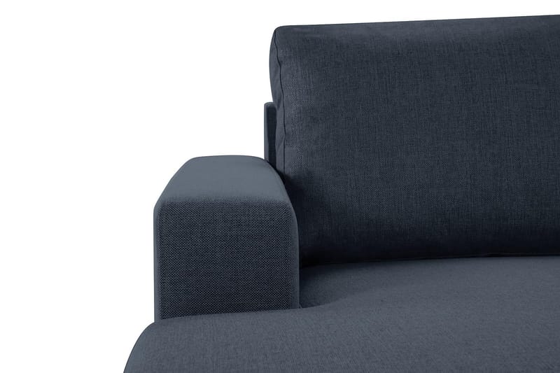 Crazy 4-sits Vändbar L-formad Divansoffa i Tyg - Blå - Products - Möbler - Soffa - Divansoffa & schäslongsoffa - 4 sits soffa med divan