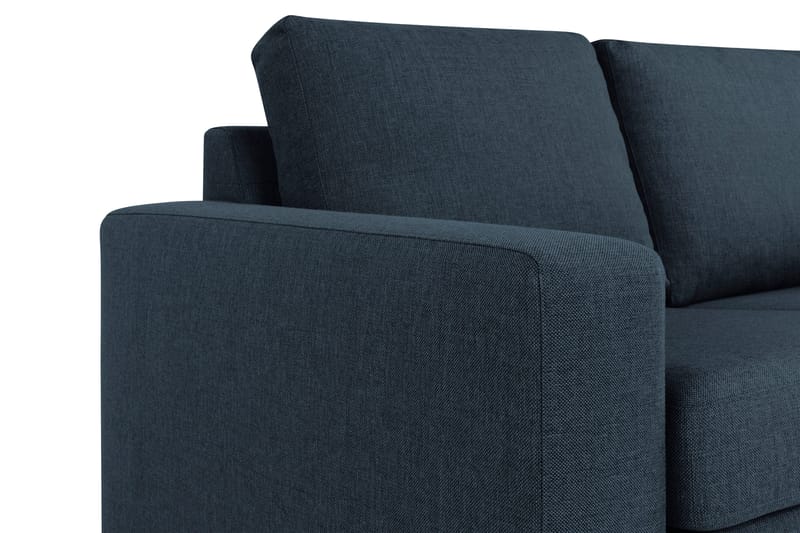 Crazy 4-sits Vändbar L-formad Divansoffa i Tyg - Blå - Products - Möbler - Soffa - Divansoffa & schäslongsoffa - 4 sits soffa med divan