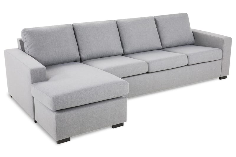Crazy 4-sits Vändbar L-formad Divansoffa i Tyg - Grå - Products - Möbler - Soffa - Divansoffa & schäslongsoffa - 4 sits soffa med divan