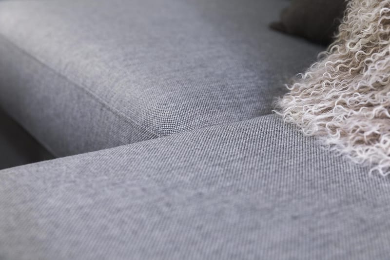 Crazy 4-sits Vändbar L-formad Divansoffa i Tyg - Grå - Products - Möbler - Soffa - Divansoffa & schäslongsoffa - 4 sits soffa med divan