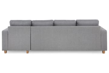 Crazy 4-sits Vändbar L-formad Divansoffa i Tyg - Grå - Products - Möbler - Soffa - Divansoffa & schäslongsoffa - 4 sits soffa med divan